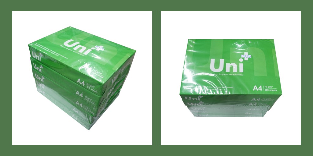 Giấy A4 Uni Plus 72 gsm màng co